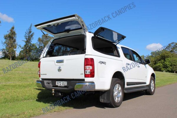 holden colorado smm steel canopy