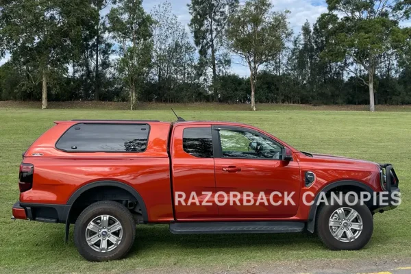 FORD RANGER NEXT GEN - EXTRA CAB FIBREGLASS CANOPY (2022+) - Image 6